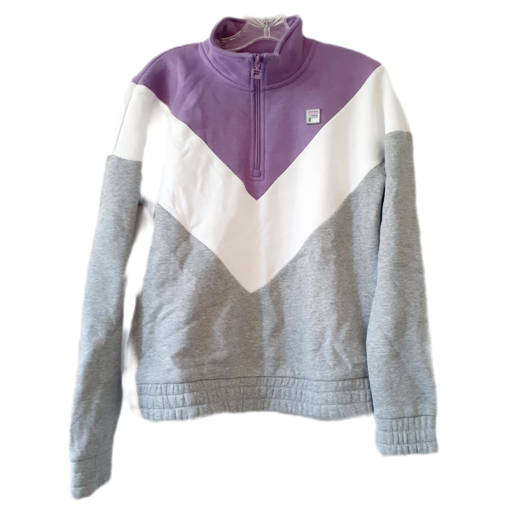 Fila 3/4 Zip Colorblock Sweatshirt - Picture 2 of 3